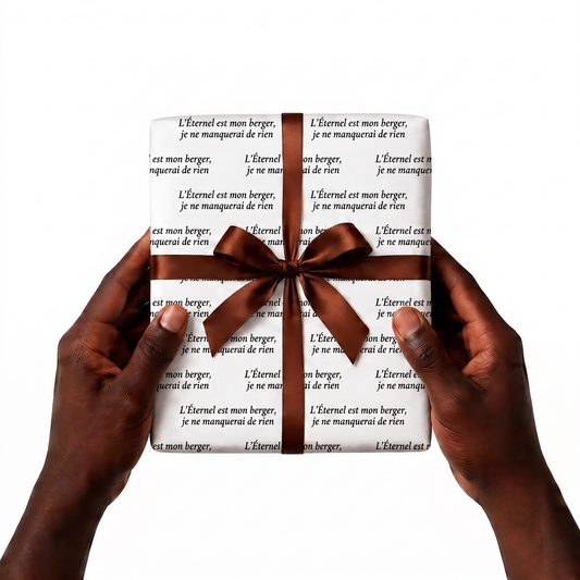 Papier cadeau à versets — Collection L'Eternel